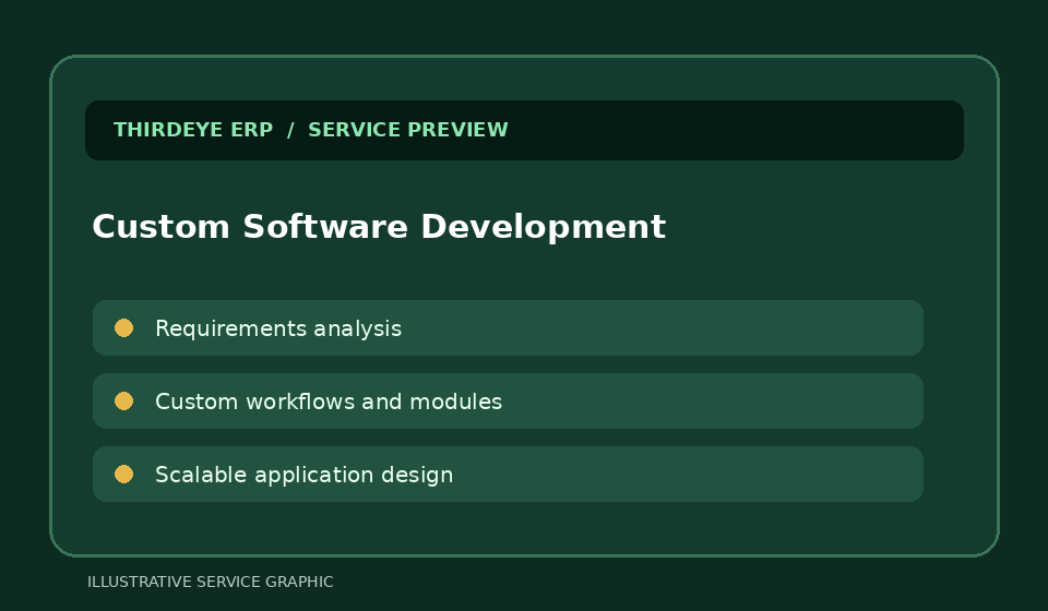 Illustrative graphic for Custom Software Development